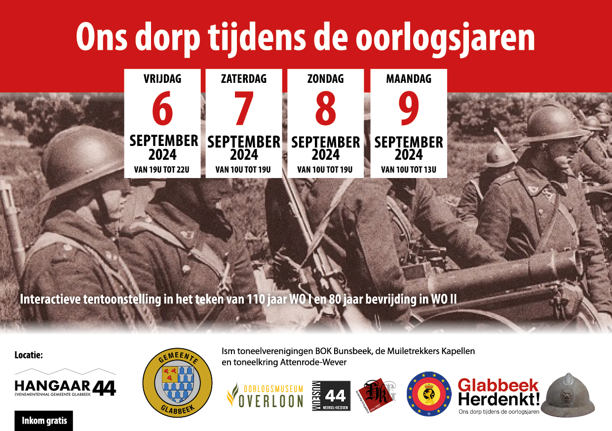 Tentoonstelling “Ons dorp tijdens de oorlogsjaren”